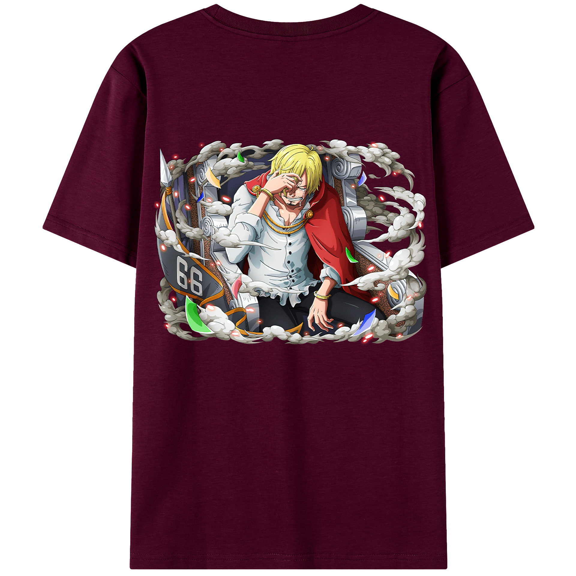 （画像用） ワンピース サンジ ONE PIECE Sanji レディース半袖Tシャツ(バックプリント)